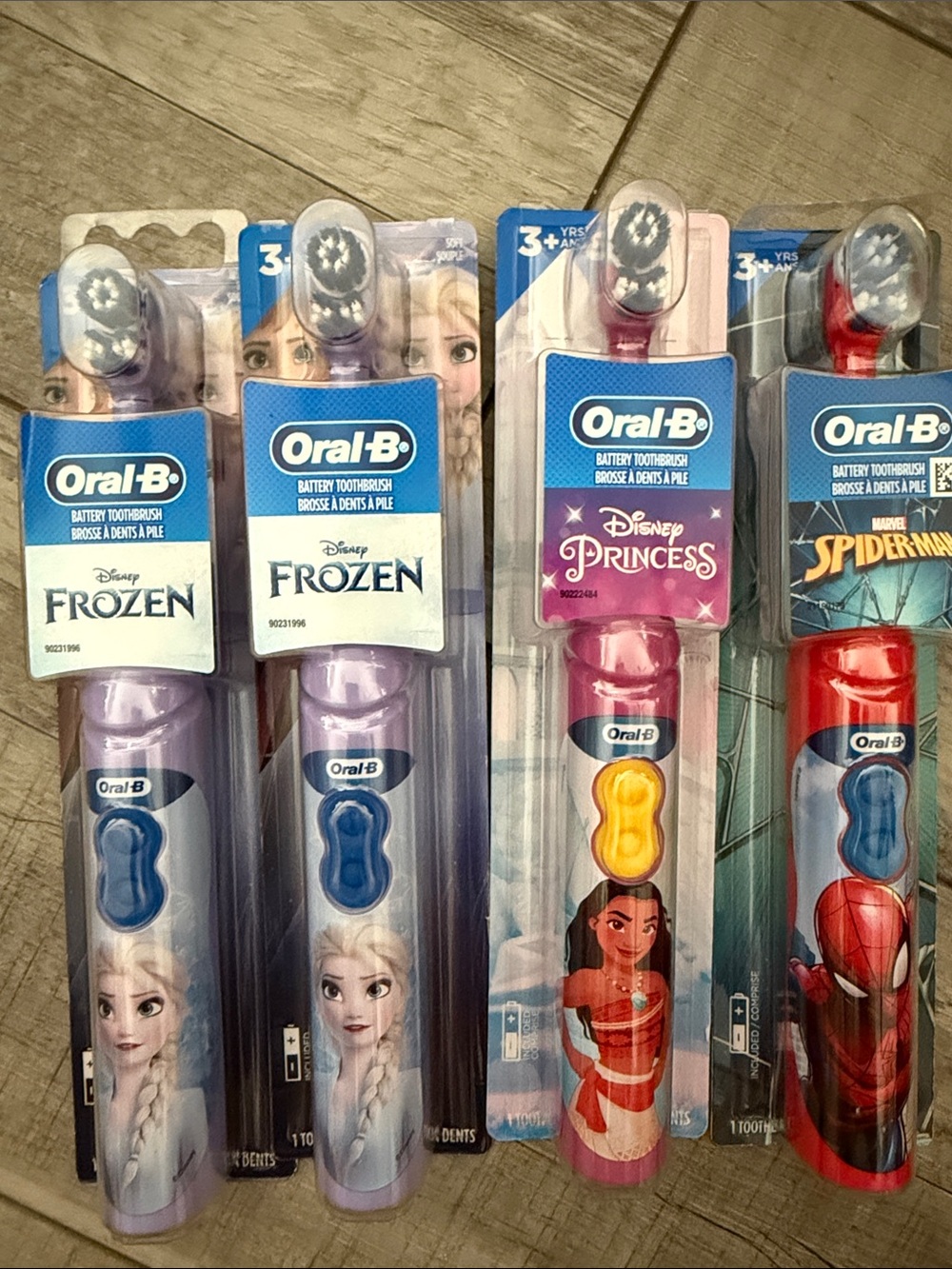 Oral b kids electric tooth brush Frozen Moana Spider-Man